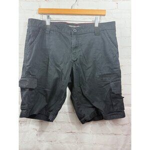 Dickies Cargo Shorts Womens Size 12 Black Relaxed Fit